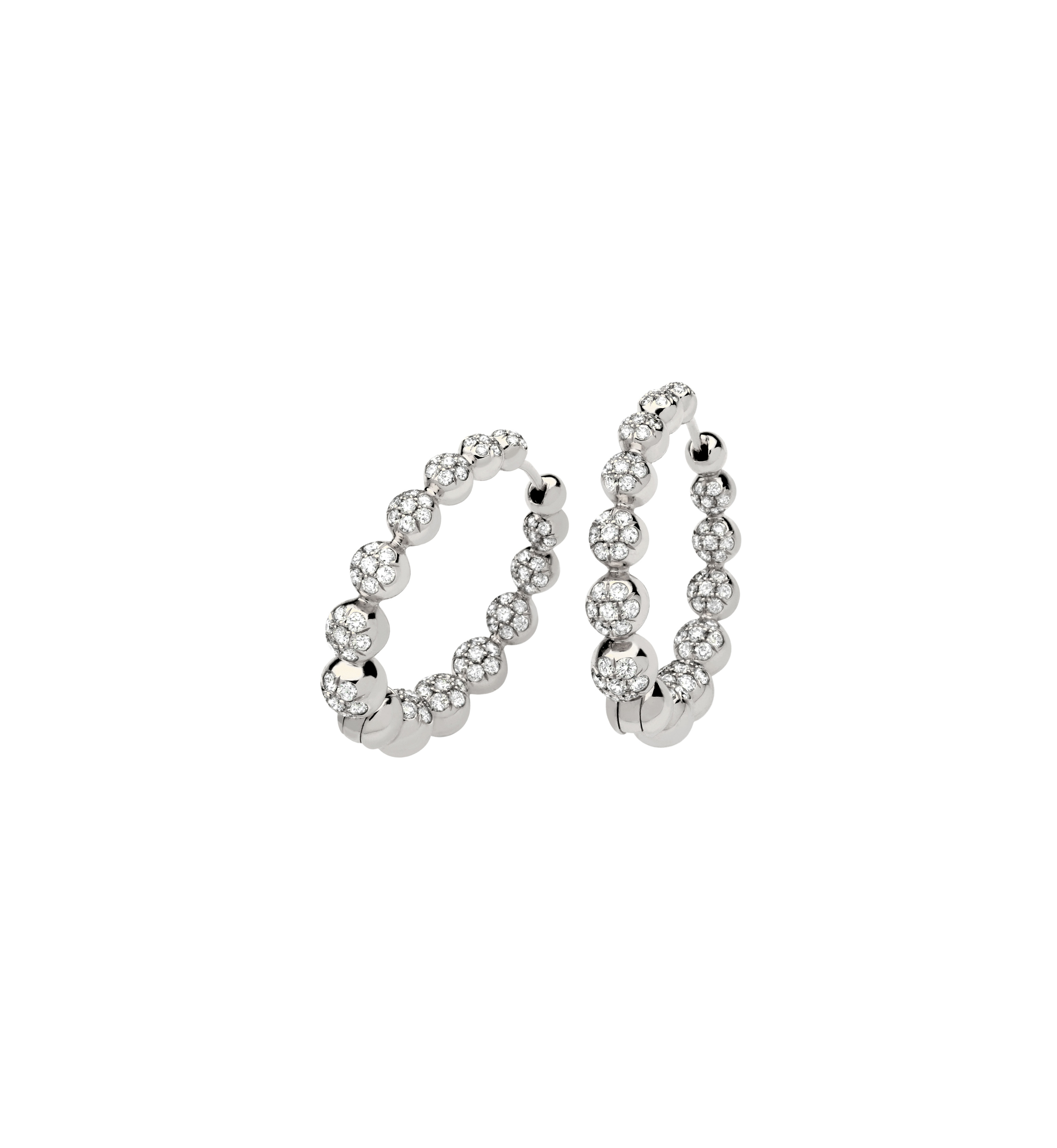  Z1752 Bubbles Round Earrings 