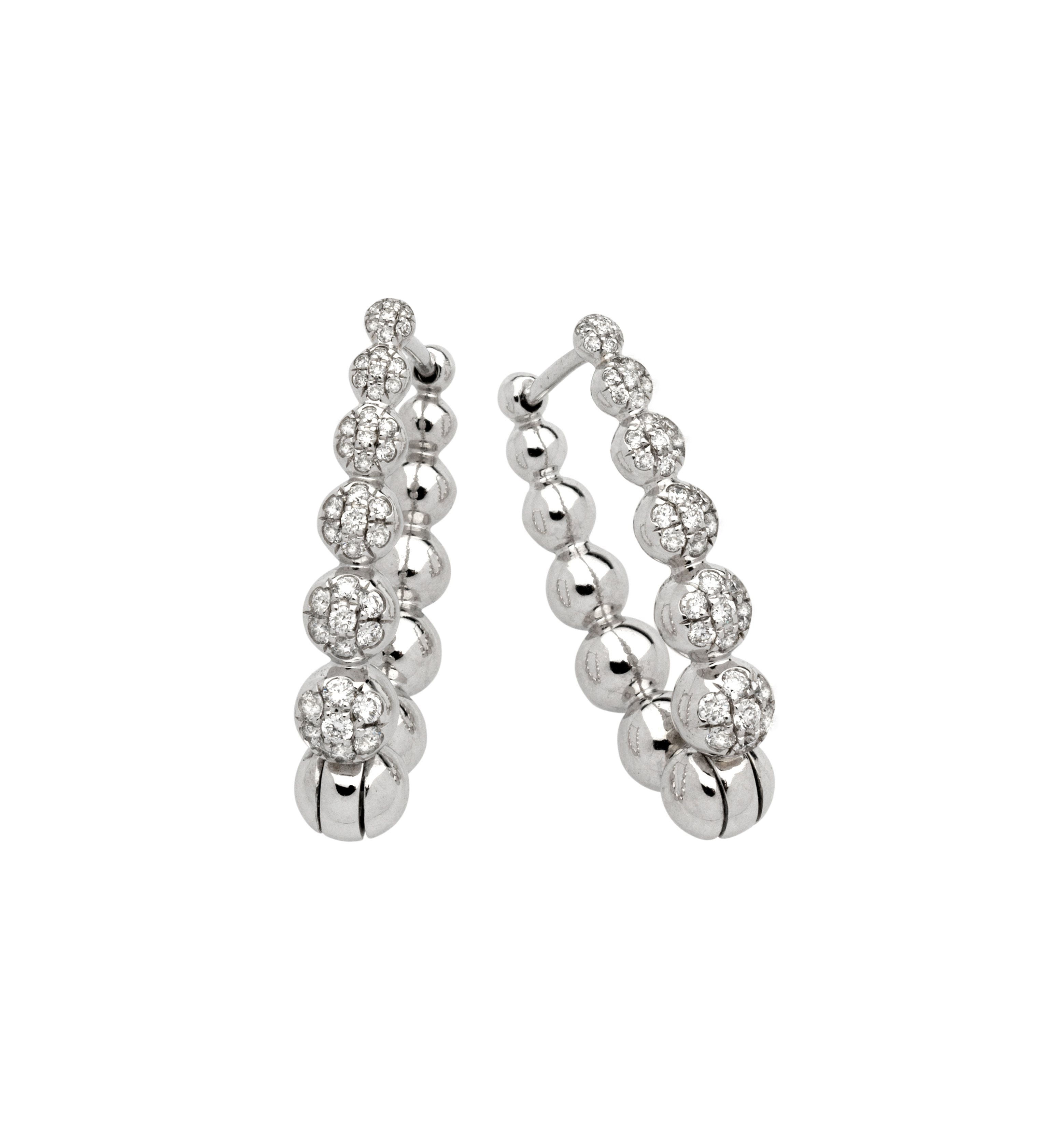  Z1756 Bubbles Oval Earrings 