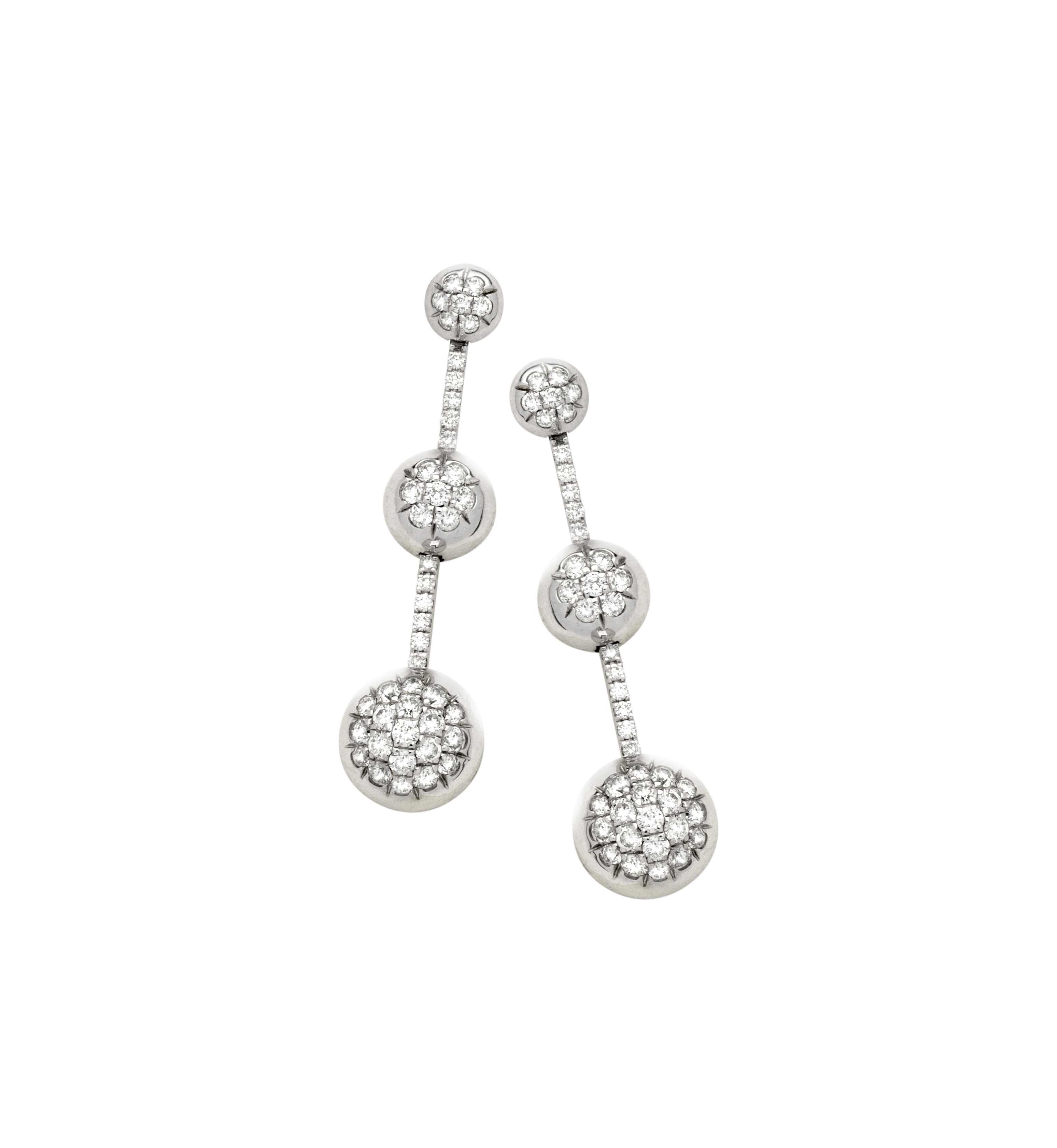  Z1863 Bubbles Straight Earrings 