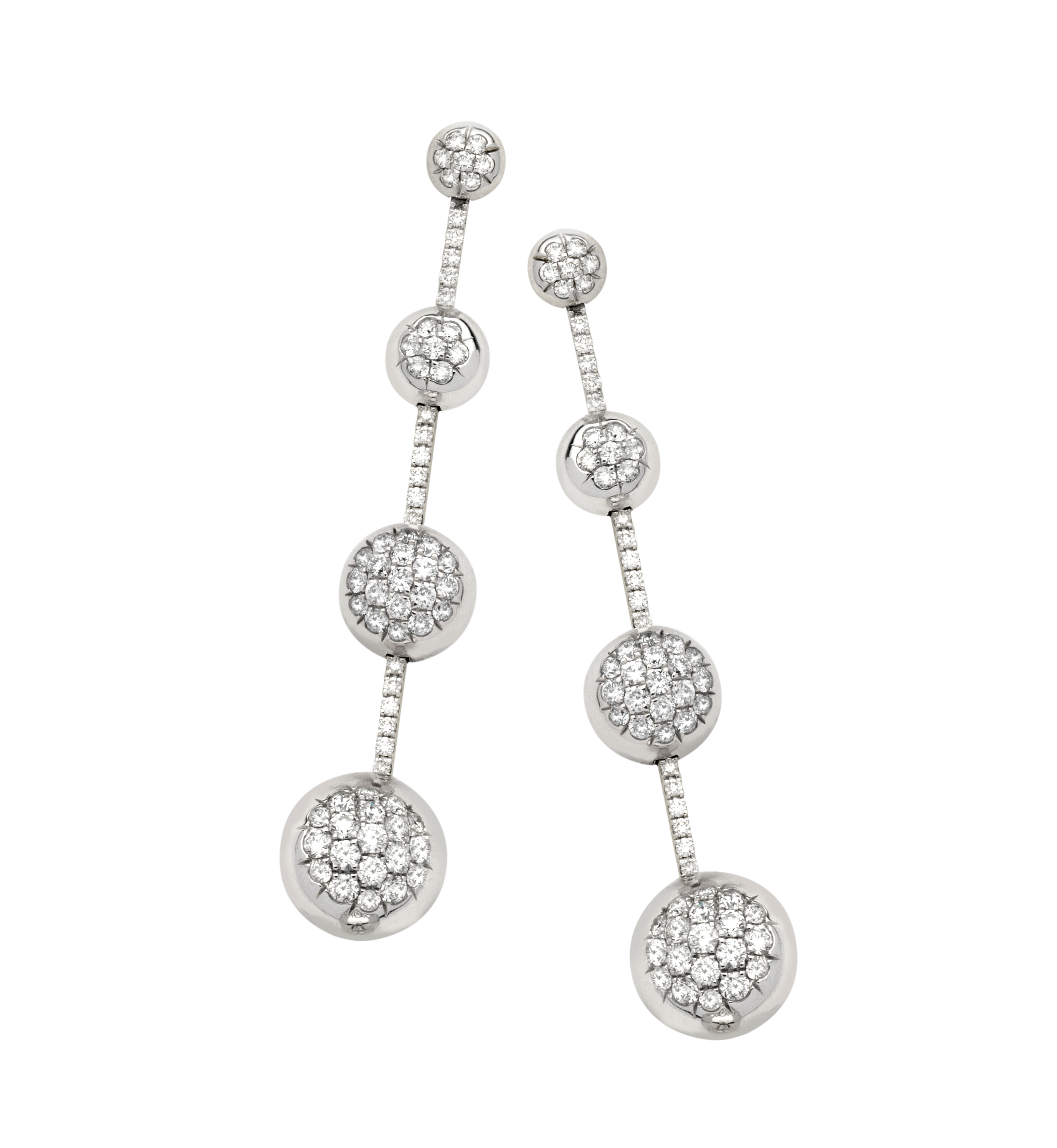  Z1864 Bubbles Straight Earrings 