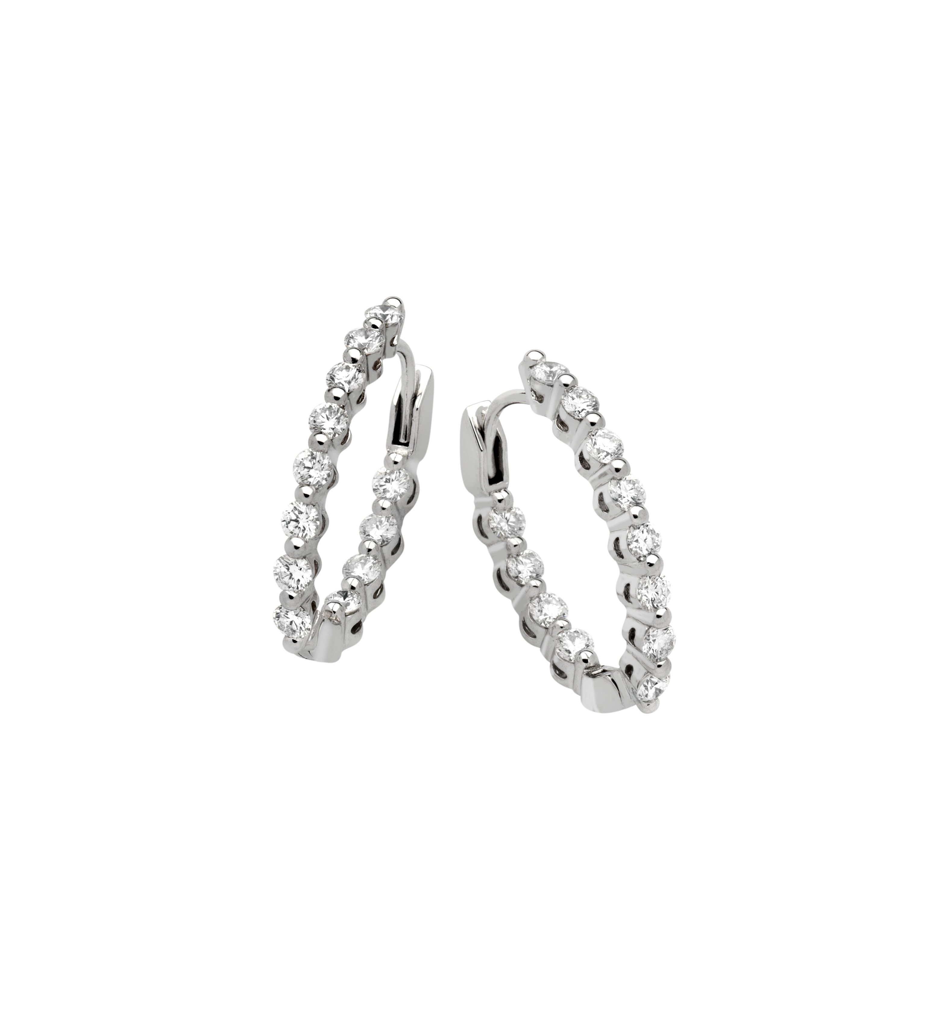  Z1880 Single Prong Oval Special Earrings 