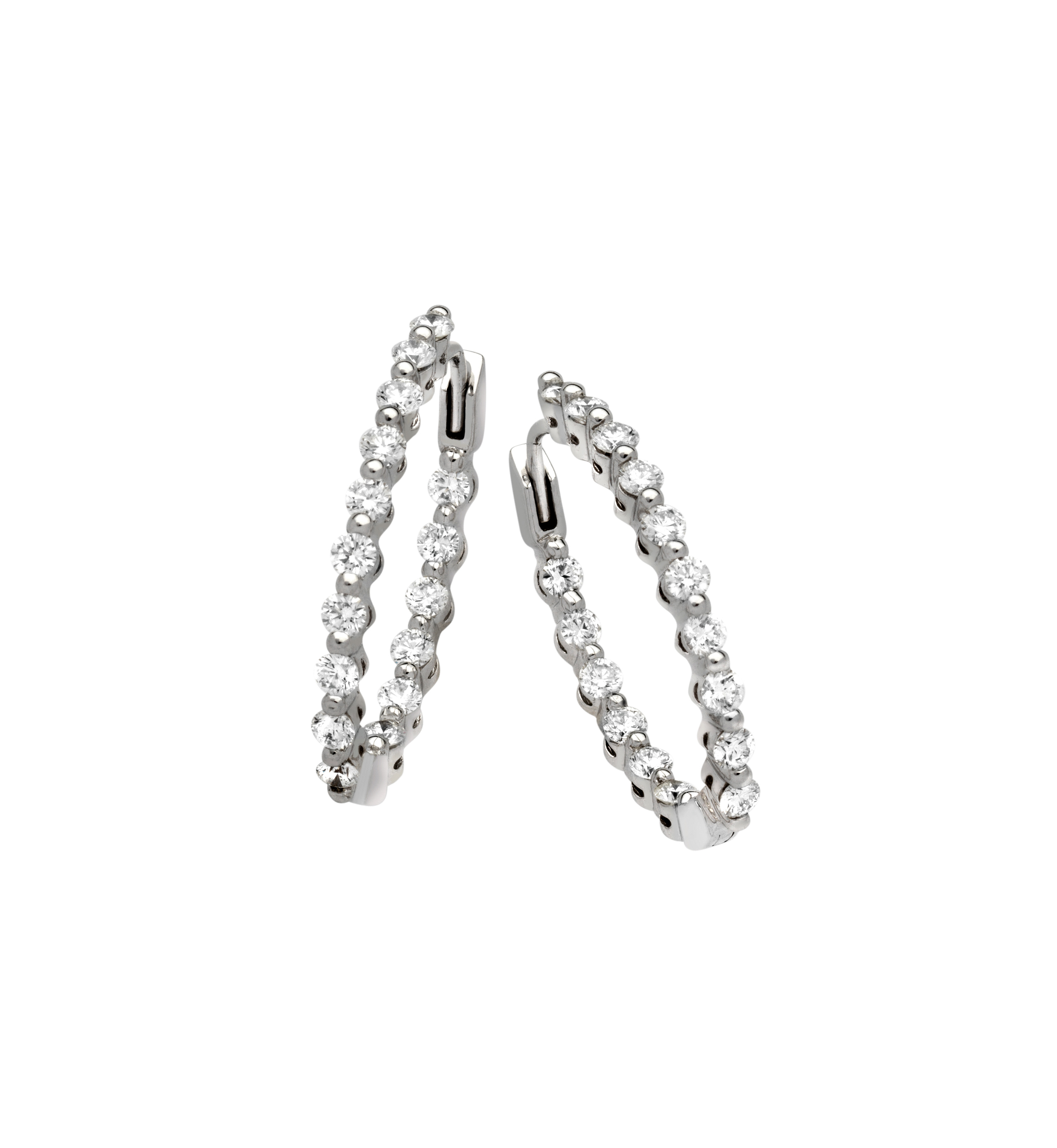  Z1881 Single Prong Oval Special Earrings 