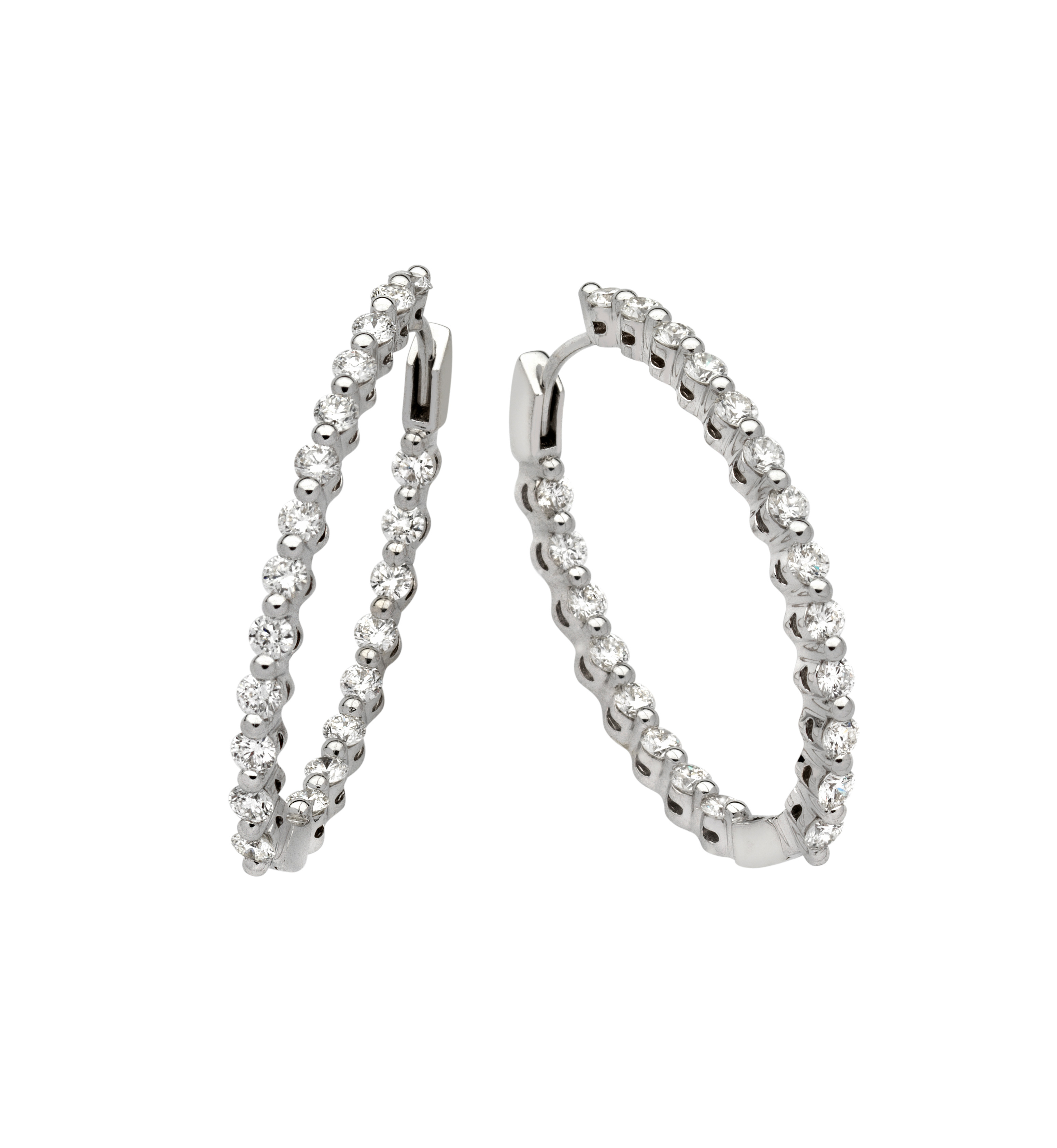  Z1882 Single Prong Oval Special Earrings 