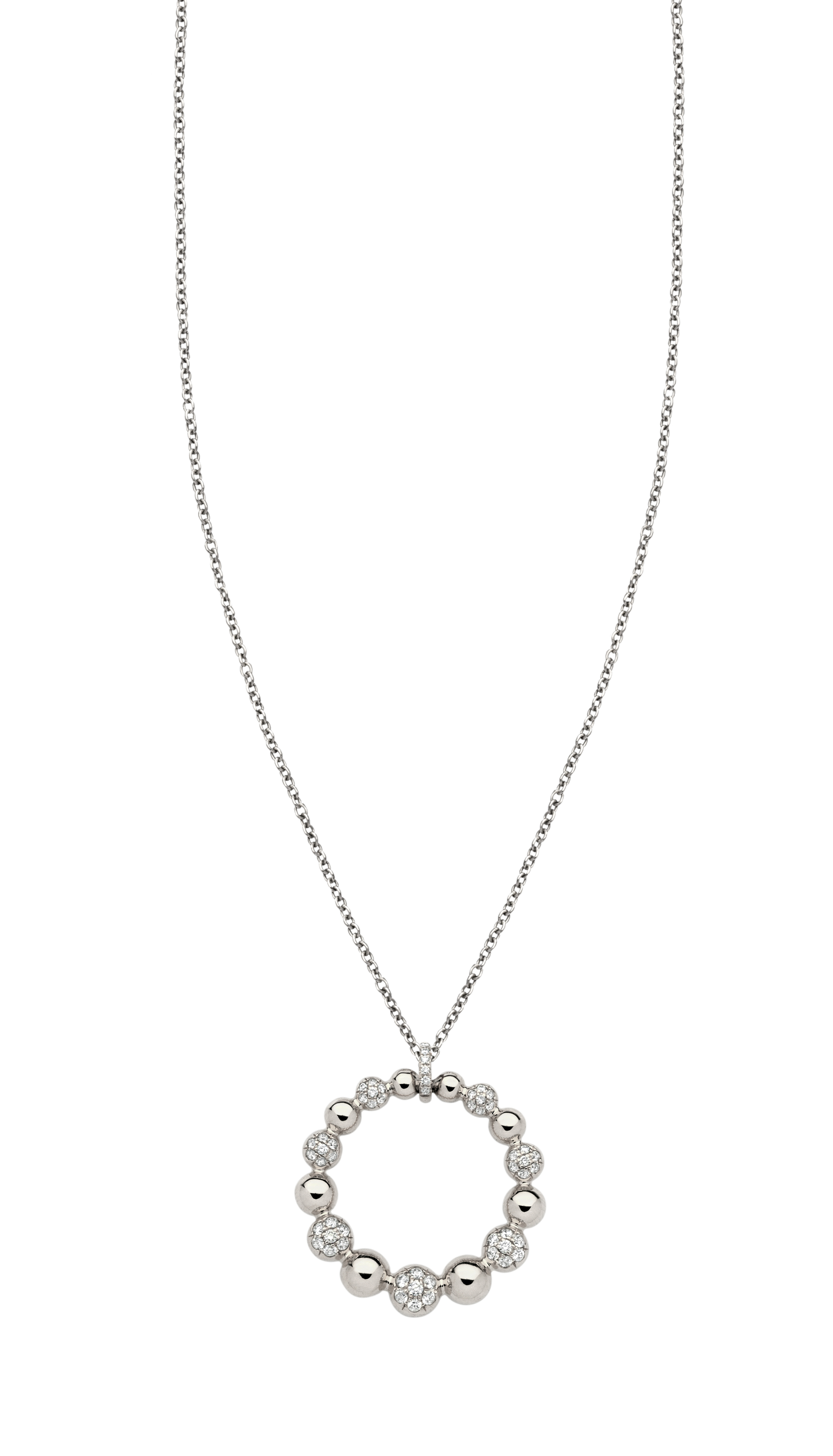  Z2752A Bubbles Round Necklace 