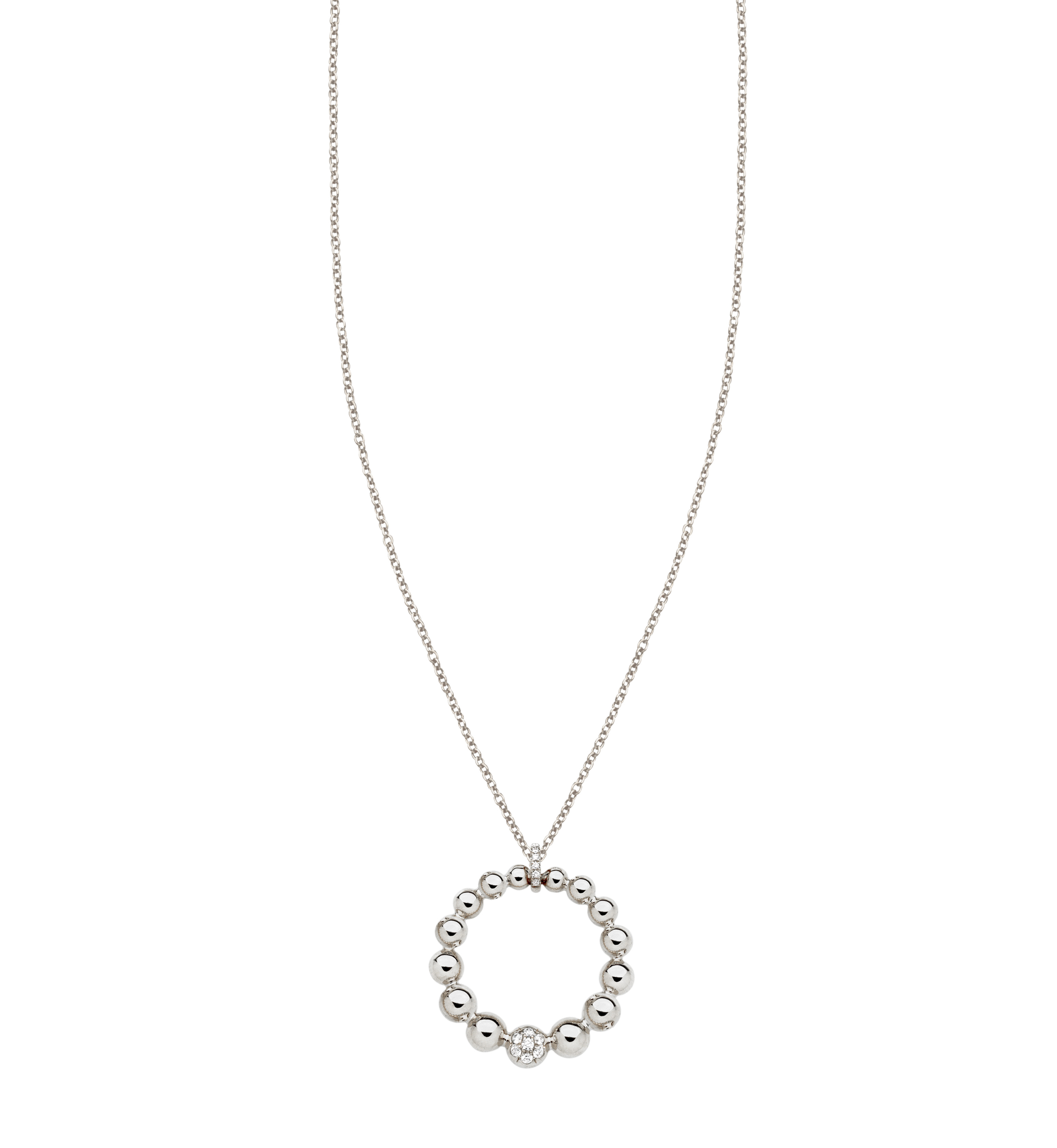  Z2752E Bubbles Round Necklace 